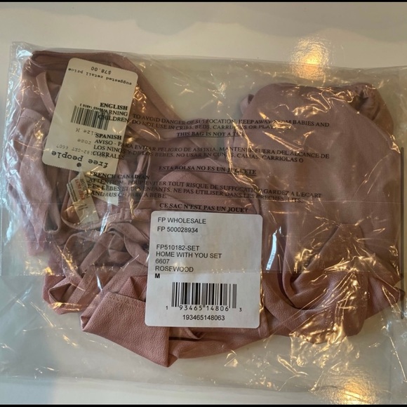 Free People Home With You bralet set Rose - Picture 5 of 5